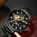 Men’s Quartz Wristwatch – Classic Digital Dial with Calendar, Stainless Steel Strap | Business, Casual & Party Wear | Perfect Gift for Brother