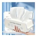 Buyvuy 100-Count Disposable Face Towels – Soft, Hypoallergenic & Travel-Friendly