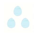 Set of 3 Mini Pear-Shaped Makeup Sponges – For Concealer, Foundation & Powder - Image 2