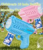 Kids Electric Bubble Gun with LED Lights – Automatic Handheld Bubble Maker Toy for Outdoor Play, Parties & Birthday Gifts