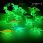 12pcs Glow-in-the-Dark Mini Dinosaur Toys | Multicolor Baby Dinosaurs for Kids, Party Favors & Holiday Gifts