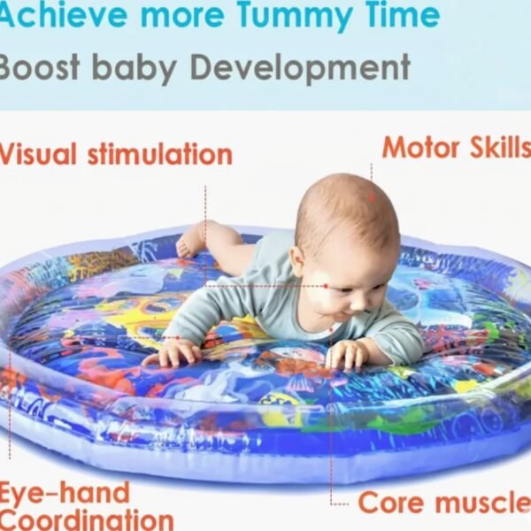 Baby Inflatable Water Play Mat 65cm – Sensory Tummy Time Toy for Infants