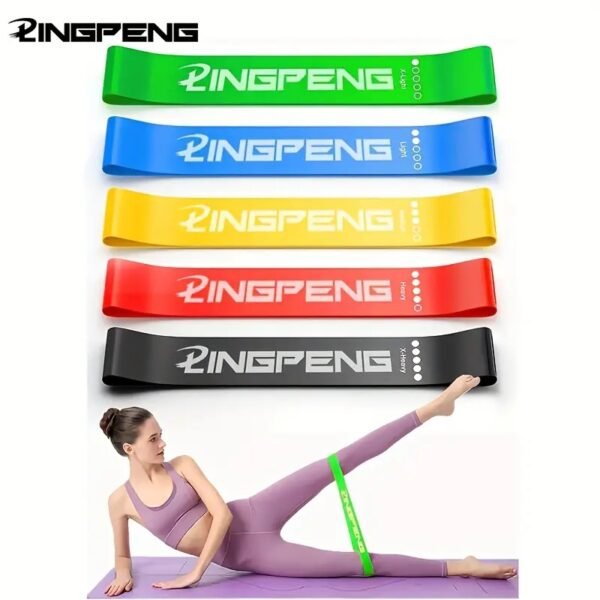 Resistance Bands for Workout – 5pcs Set with 5 Levels