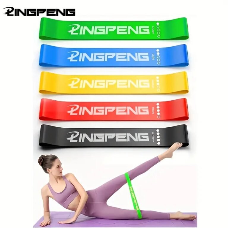 Resistance Bands for Workout – 5pcs Set with 5 Levels