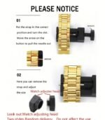 Men’s Quartz Wristwatch – Classic Digital Dial with Calendar, Stainless Steel Strap | Business, Casual & Party Wear | Perfect Gift for Brother - Image 3