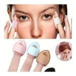 Set of 3 Mini Pear-Shaped Makeup Sponges – For Concealer, Foundation & Powder