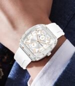 A stylish men’s quartz watch designed with a minimalist dial and a casual sports-inspired college style - Image 3