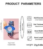 Unisex Macaron Color Silicone Quartz Wristwatch – Soft Strap, Round Dial, Easy-to-Read Arabic Numerals – Cute Gift for Kids & Teens - Image 4