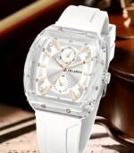 A stylish men’s quartz watch designed with a minimalist dial and a casual sports-inspired college style - Image 5