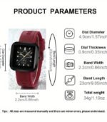 A modern and fashionable wristwatch with precision quartz movement. Durable, stylish, and perfect for casual wear or as a thoughtful birthday gift for him - Image 6