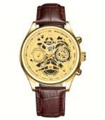 Elegant Quartz Leather Watch – Unisex Business & Fashion Analog Timepiece with PU Strap - Image 5