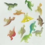 12pcs Glow-in-the-Dark Mini Dinosaur Toys | Multicolor Baby Dinosaurs for Kids, Party Favors & Holiday Gifts - Image 5