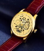 Elegant Quartz Leather Watch – Unisex Business & Fashion Analog Timepiece with PU Strap - Image 4