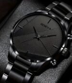 Stylish Men's Quartz Watch with Stainless Steel Strap – Perfect Business Accessory and Gift for Birthdays - Image 6