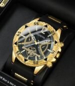 Luxury Black Quartz Watch – Unisex Design for Men & Women, Elegant Style for Daily & Formal Wear, Perfect Gift with Premium Box - Image 7