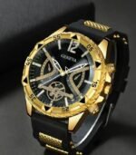 Luxury Black Quartz Watch – Unisex Design for Men & Women, Elegant Style for Daily & Formal Wear, Perfect Gift with Premium Box - Image 8