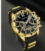 Luxury Black Quartz Watch – Unisex Design for Men & Women, Elegant Style for Daily & Formal Wear, Perfect Gift with Premium Box - Image 9