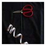 Buyvuy 1m/2m Black Cotton Fabric – 56" Wide Soft Solid Color Fabric for Sewing, Crafting & DIY Projects | Minimalist Design | Fabric by the Yard - Image 2