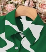 Elegant Floral Print Women’s Shirt – Long Sleeve Button-Up Blouse with Collar | Lightweight, Casual & Machine Washable for Spring and Autumn - Image 2