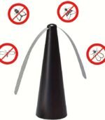 Compact Outdoor Mosquito & Fly Repellent Fan – Rechargeable Black Insect Repeller for Camping & Picnic
