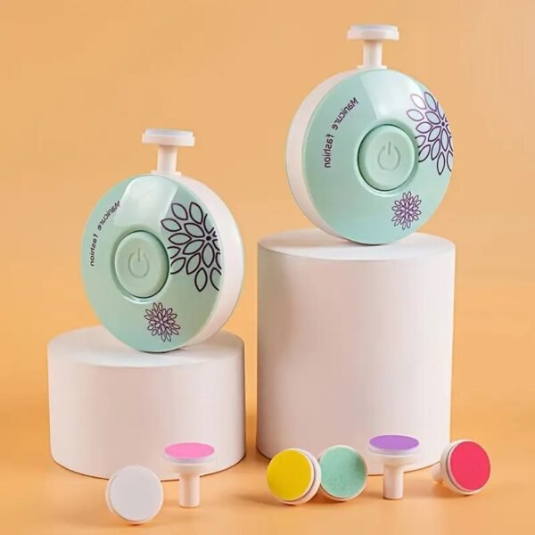 Baby Electric Nail Trimmer & Polisher Kit – Gentle and Safe Manicure Tool for Newborns and Toddlers