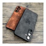 Faux Leather Samsung Galaxy Case – Premium Retro Cover for A55/A54/A53/A52/A56/A36/A35/A16/A15 | Full Protection Shell - Image 5