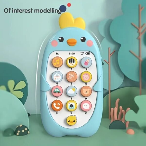 Baby Musical Phone Toy for Kids – Touch & Play Educational Music Toy for 0-3 Years Old, Safe ABS Material, Colorful Learning Toy
