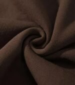 Women’s Coffee Brown Hooded Sweatshirt – Cozy Loose-Fit Hoodie with Front Pocket & Drawstring Hood for Autumn/Winter - Image 6