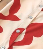 Elegant Floral Print Women’s Shirt – Long Sleeve Button-Up Blouse with Collar | Lightweight, Casual & Machine Washable for Spring and Autumn - Image 8