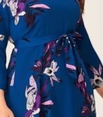 Elegant Women’s Maxi Frock Dress – Full-Length Flowing Gown with Round Neck & Long Sleeves | Perfect for Parties & Formal Events - Image 15