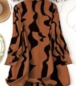 Elegant Floral Print Women’s Shirt – Long Sleeve Button-Up Blouse with Collar | Lightweight, Casual & Machine Washable for Spring and Autumn - Image 14