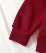 Women’s Rose Floral Fleece Sweater – Thick Winter Warm Round Neck Casual Pullover - Image 13