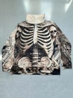 Men’s 3D Skeleton Print Hoodie – Stylish Long-Sleeve Casual Sweatshirt with Drawstring Pockets for Spring & Autumn - Image 2