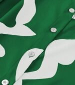 Elegant Floral Print Women’s Shirt – Long Sleeve Button-Up Blouse with Collar | Lightweight, Casual & Machine Washable for Spring and Autumn - Image 3