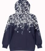 Women’s Floral Pattern Hoodie – Stylish Long-Sleeve Pullover with Drawstring Hood & Front Pockets | Soft, Casual & Machine-Washable Sweatshirt for Spring and Fall - Image 5