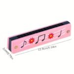 16-Hole Kids Harmonica Toy – Colorful Musical Instrument for Toddlers, Beginners & Children (Random Color)
