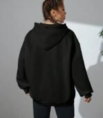 Women’s Pink “It’s Different” Floral Hoodie – Soft Long-Sleeve Pullover Featuring “With You” Print | Trendy, Cozy & Stylish Choice for Fall and Winter Casual Wear - Image 4