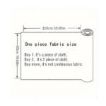 Buyvuy Heart Dot Print Super Soft Premium Chiffon Fabric – 59x19.68" | 100% Polyester | Lightweight & Elegant Fabric for DIY Crafts, Party Décor, Gift Wrapping & Dressmaking - Image 4