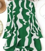 Elegant Floral Print Women’s Shirt – Long Sleeve Button-Up Blouse with Collar | Lightweight, Casual & Machine Washable for Spring and Autumn