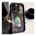New Black Boys iPhone Cover – Stylish Black Case with Colorful Print | Shockproof & Trendy Design