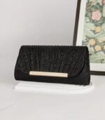 Women’s Elegant Glittering Handbag with Magnetic Closure – Luxury Party Clutch & Chain Shoulder Bag for Weddings - Image 5
