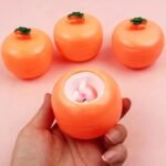 Fun Squeeze Bunny Toy – Cute Carrot Head Rabbit Stress Relief Toy for Kids and Adults, Random Color Soft Squishy Toy for Easter and Party Gifts