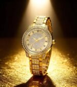 Elegant Quartz Watch with 10pcs Jewelry Set – Minimalist Round Business Style, Perfect Gift for Women - Image 4