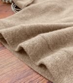 Women’s Beige Floral & Book Print Sweater – Elegant Round-Neck Pullover with Literary-Inspired Design for All Seasons - Image 5