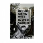 I Don't Know Who I Am" Quirky Urban Street Art Print Hoodie – White PVC Casual Wear | Unisex Fashion Statement Hoodie - Image 6