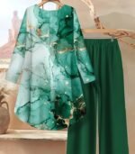 Women’s Floral Two-Piece Set – Elegant Long Sleeve Top & Matching Pants | Casual, Comfortable & Stylish Vacation Outfit