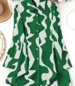 Elegant Floral Print Women’s Shirt – Long Sleeve Button-Up Blouse with Collar | Lightweight, Casual & Machine Washable for Spring and Autumn - Image 6