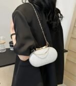 Light Luxury Sequin Simple Handbag – Elegant Evening Clutch & Chain Shoulder Bag for Women - Image 5