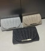 Women’s Elegant Glittering Handbag with Magnetic Closure – Luxury Party Clutch & Chain Shoulder Bag for Weddings - Image 6