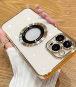 Luxury Magnetic Plating Clear Phone Case – Slim Acrylic MagSafe Cover for iPhone 16, 15, 14, 13, 12, 11 Pro Max & Plus Models - Image 5